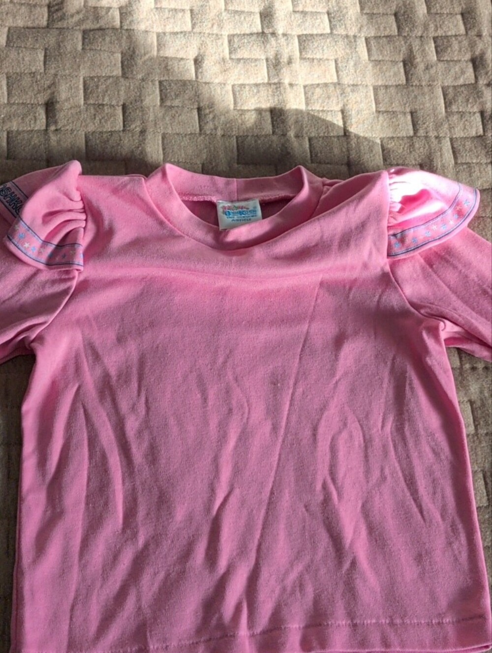 OshKosh B'gosh Pink Puff-Sleeve Long Sleeve Tee